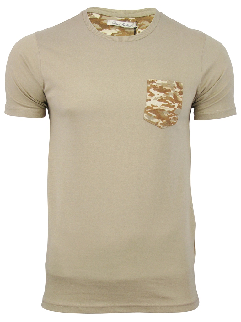 Mens Brave Soul /'Angelo/' Marl Fleck T Shirt Short Sleeved