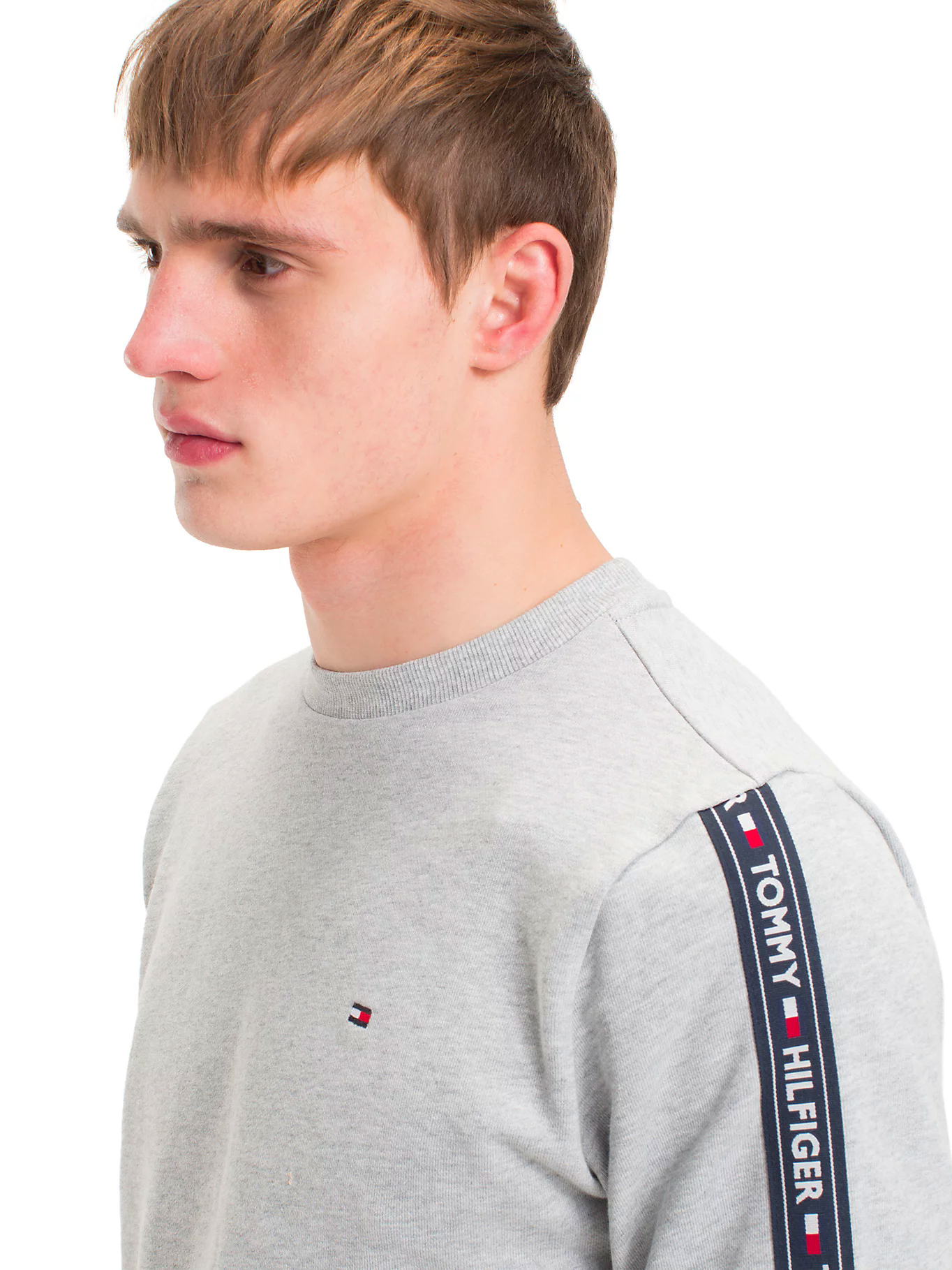 tommy hilfiger tape crew sweatshirt