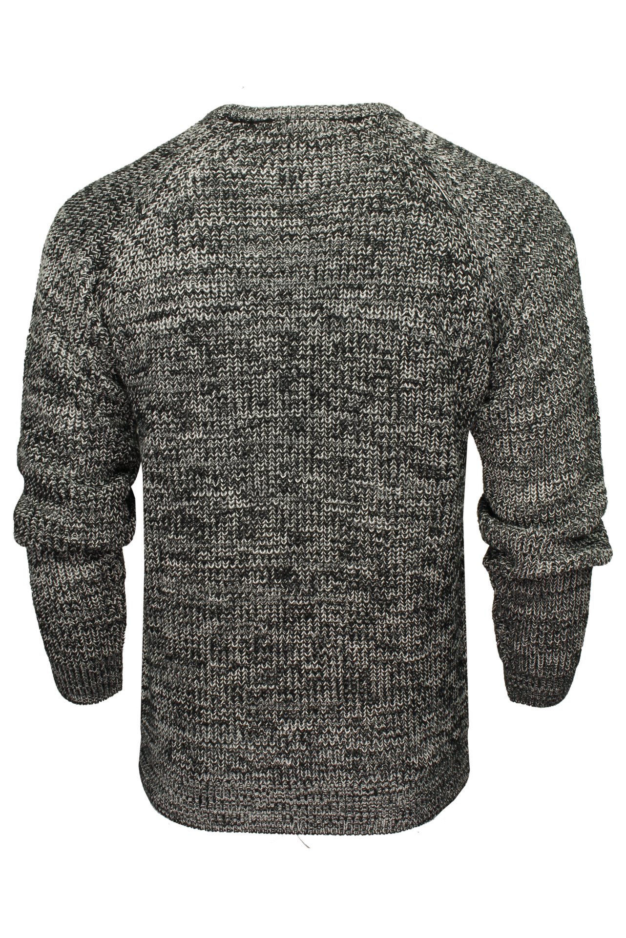 Xact Mens Jumper Fashion Chunky Fisherman Fleck Knit eBay