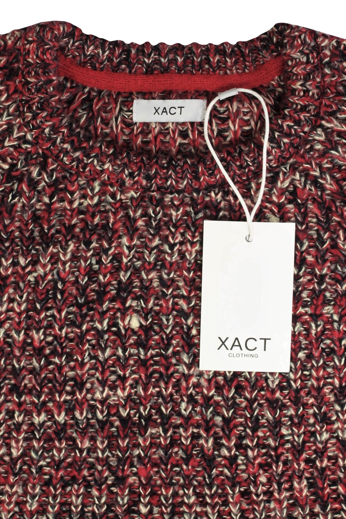 Xact Mens Jumper Fashion Chunky Fisherman Fleck Knit Long Sleeve | eBay