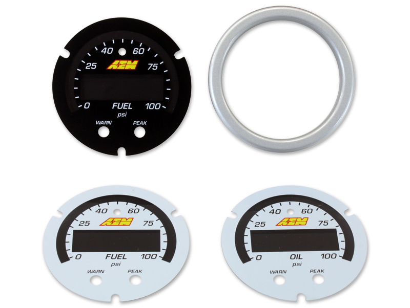AEM 30-0301 X-Series 100 PSI//7BAR Oil//Fuel Pressure Gauge 2-1//16/" 52mm