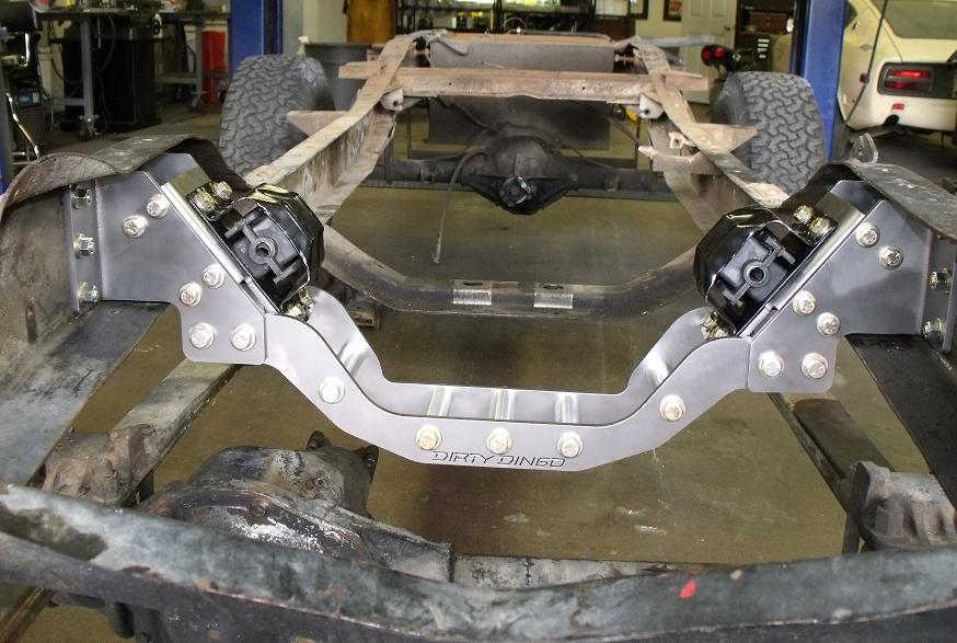 Dirty Dingo LS Engine Swap Bolt In Aluminum Crossmember ... 98 mustang fuel filter removal 