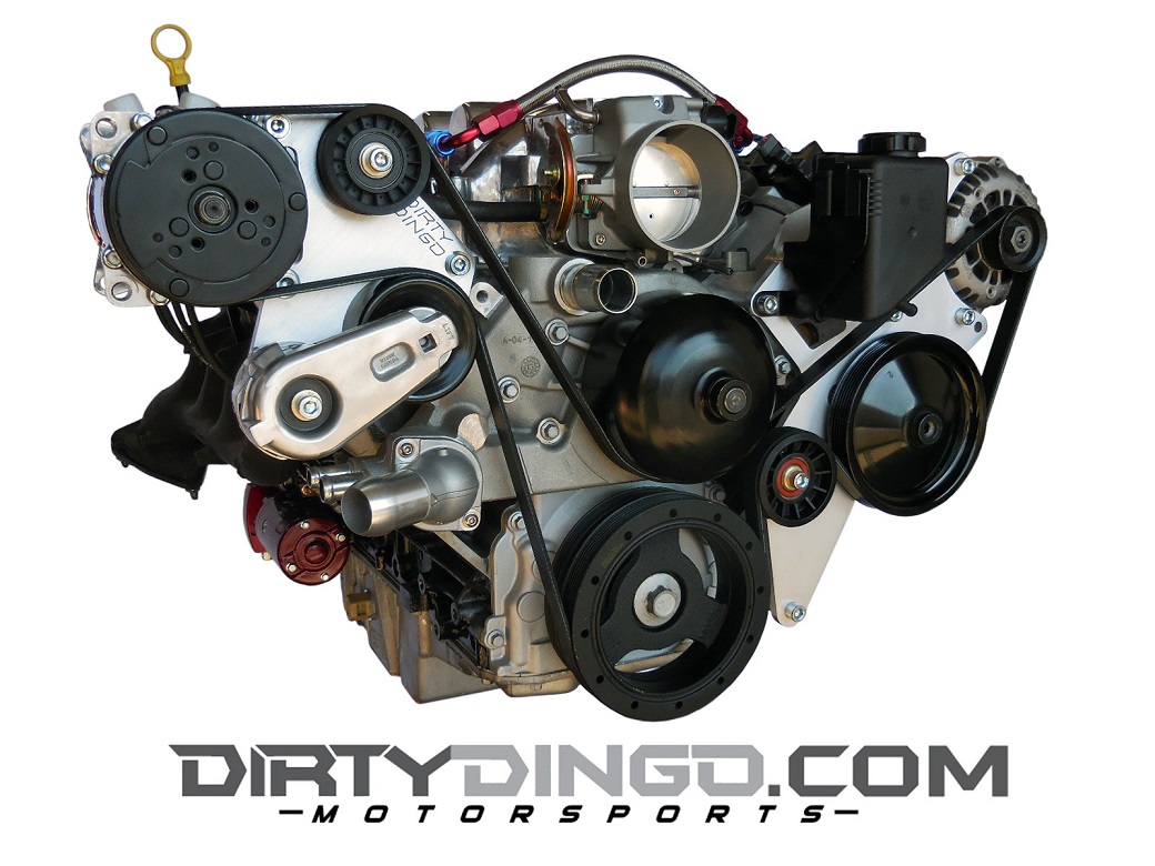 Dirty Dingo Alternator/Power Steering/Sanden AC Bracket 9802 Camaro