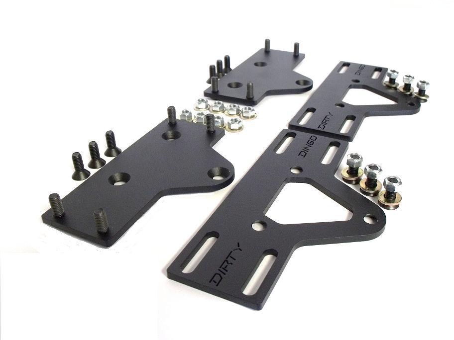 Dirty Dingo Adjustable Motor Mount Plates Chevy Small Block/Big Block 3