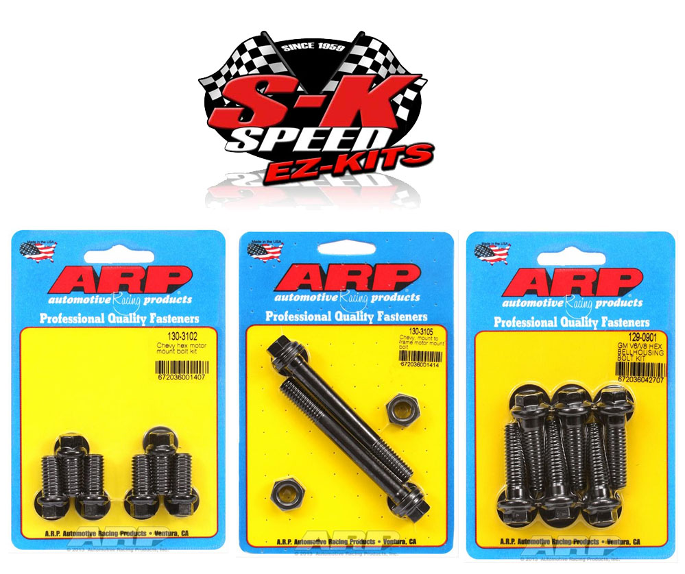 ARP Motor Mount Bolts & Bellhousing to Block Bolts Chevy Small Block