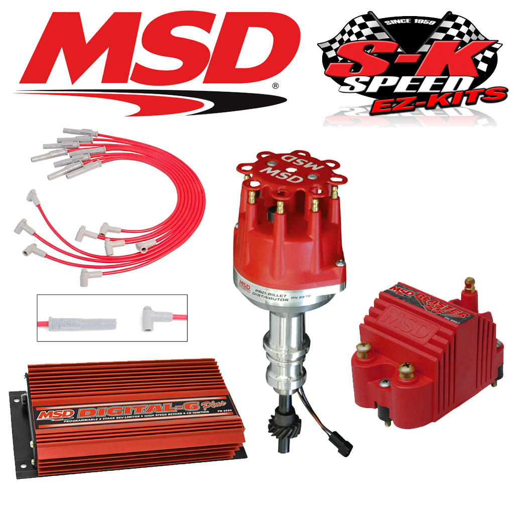 MSD 9520 Ignition Kit Digital 6 Plus/Distributor/Wires/Coil Ford 302 Small Cap