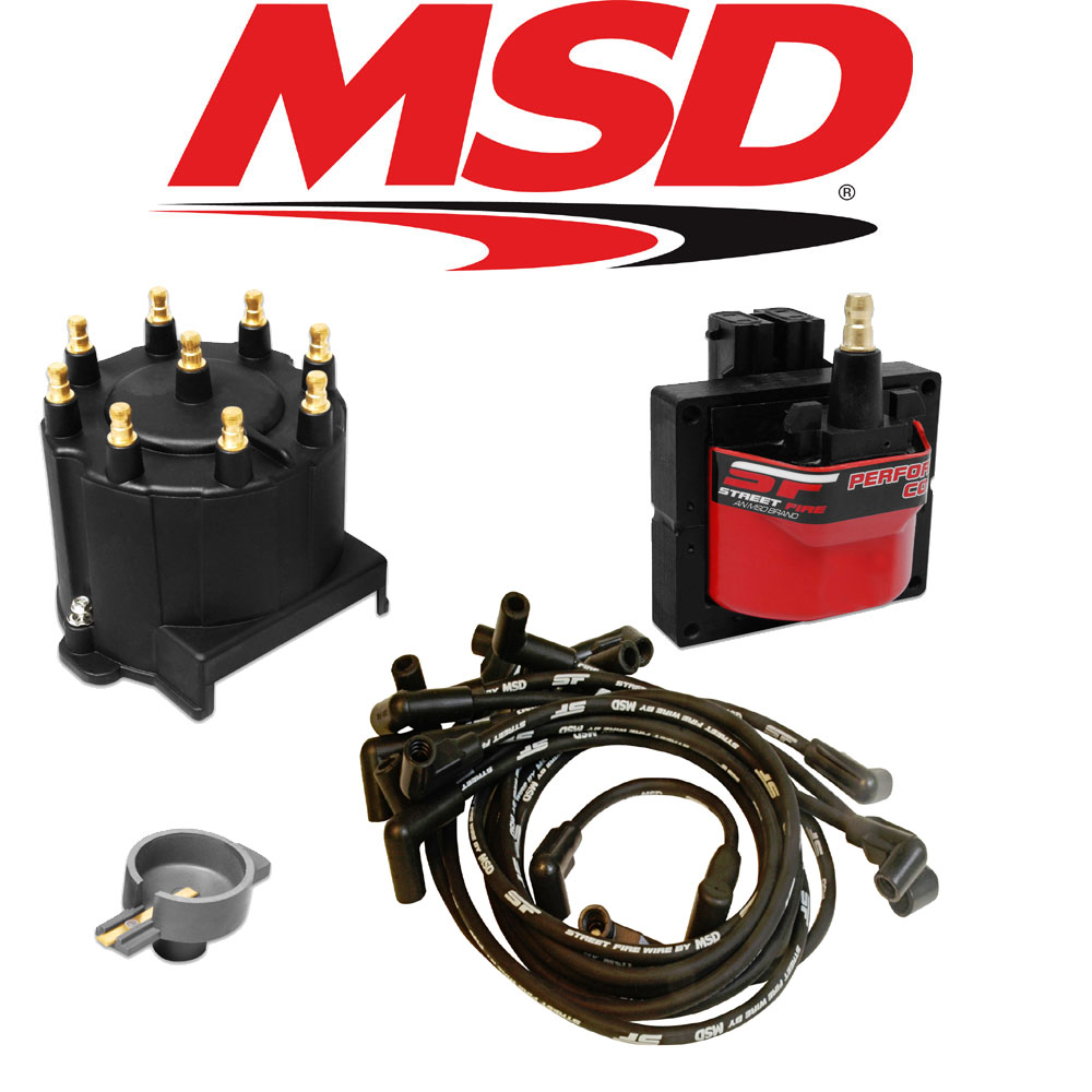 MSD Streetfire Tuneup Kit 198795 Chevy/GMC Truck 5.0/5.7 Cap/Rotor
