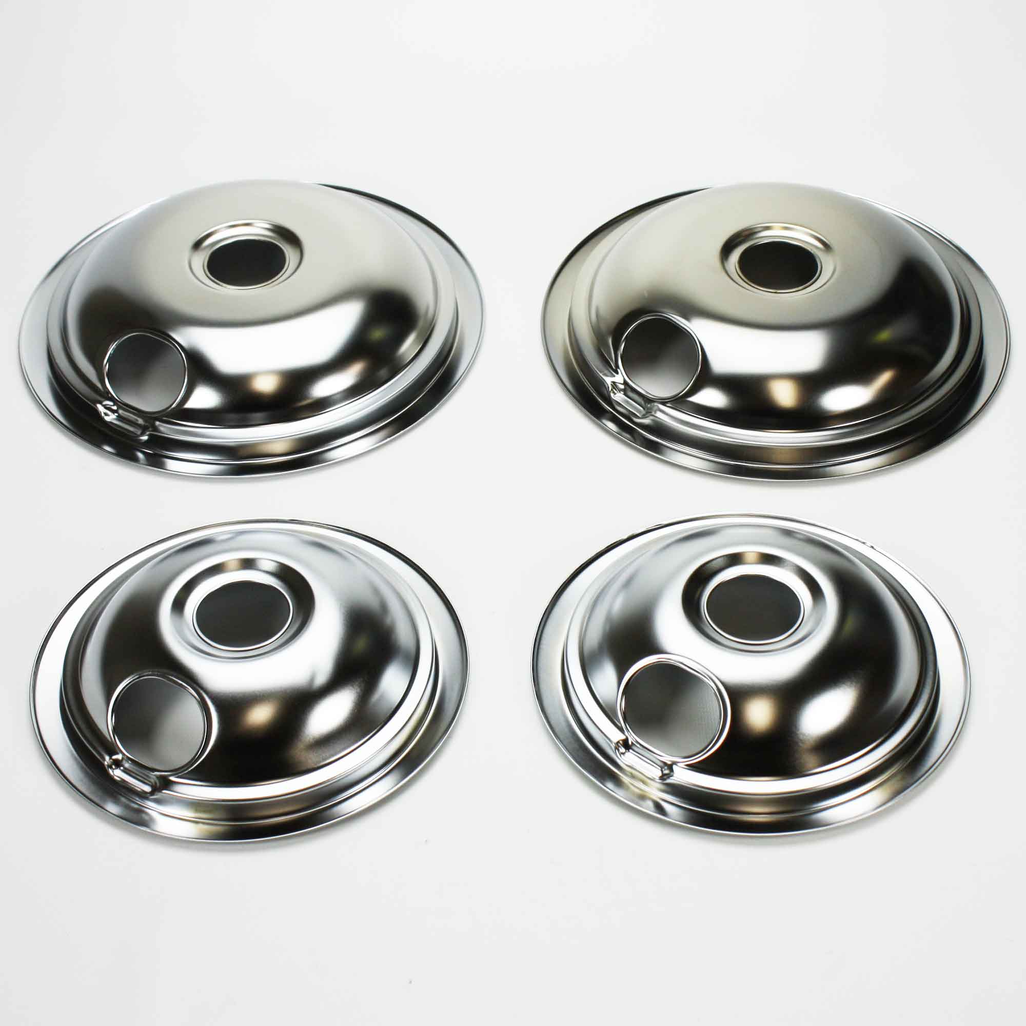 Genuine OEM (2) 316048414 and (2) 316048413 Frigidaire Stove Chrome