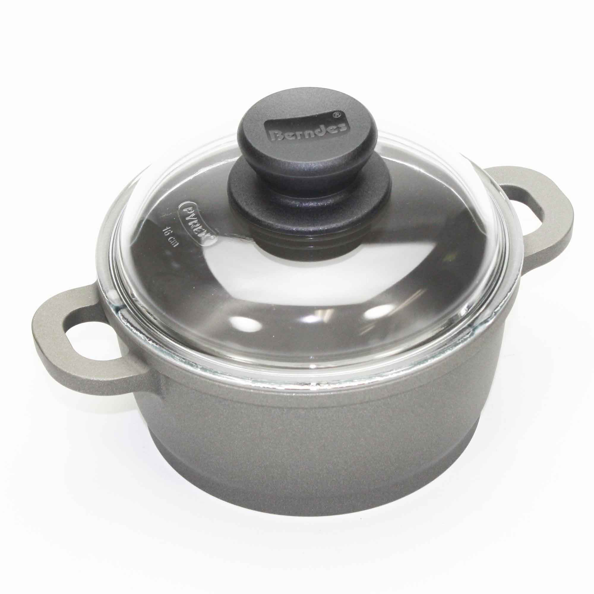 674437 Berndes Tradition 1.25 Quart Dutch Oven with Glass Lid