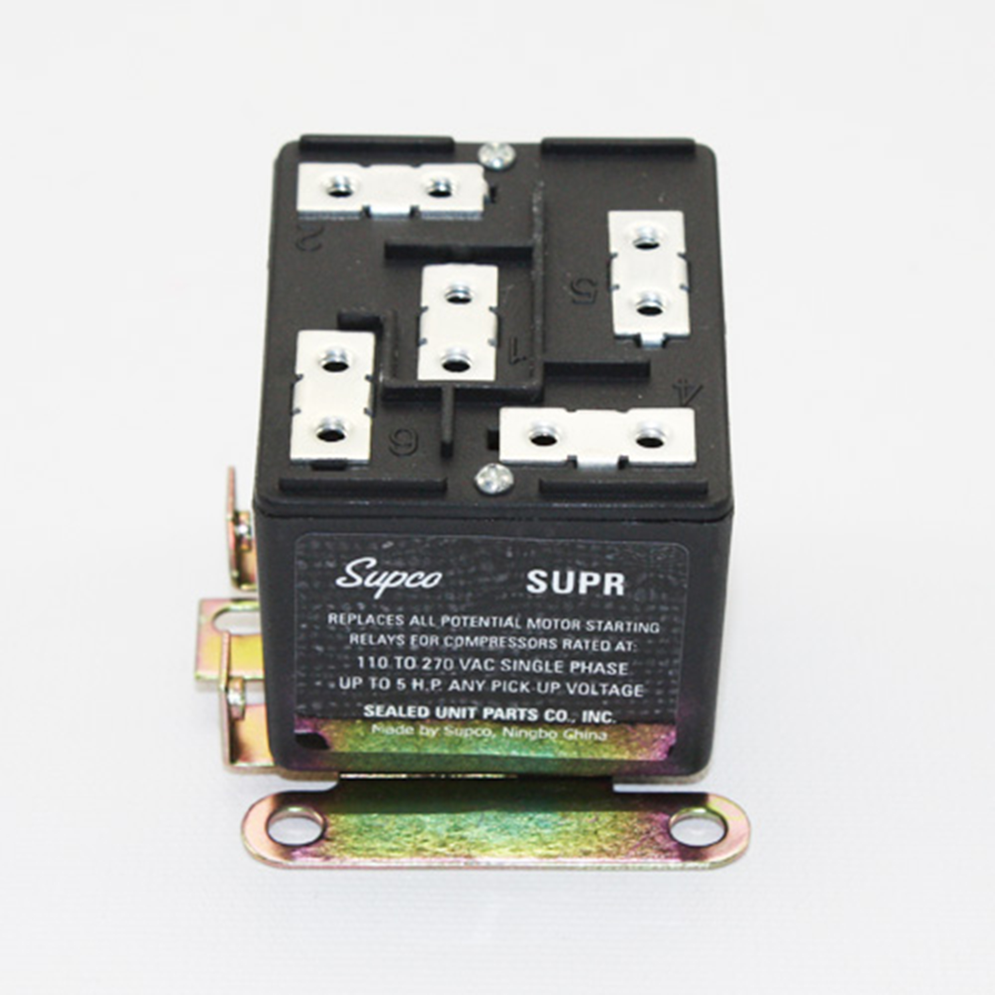 Supco SUPR Universal Potential Relay Single Phase 110 - 270 Operating Voltage