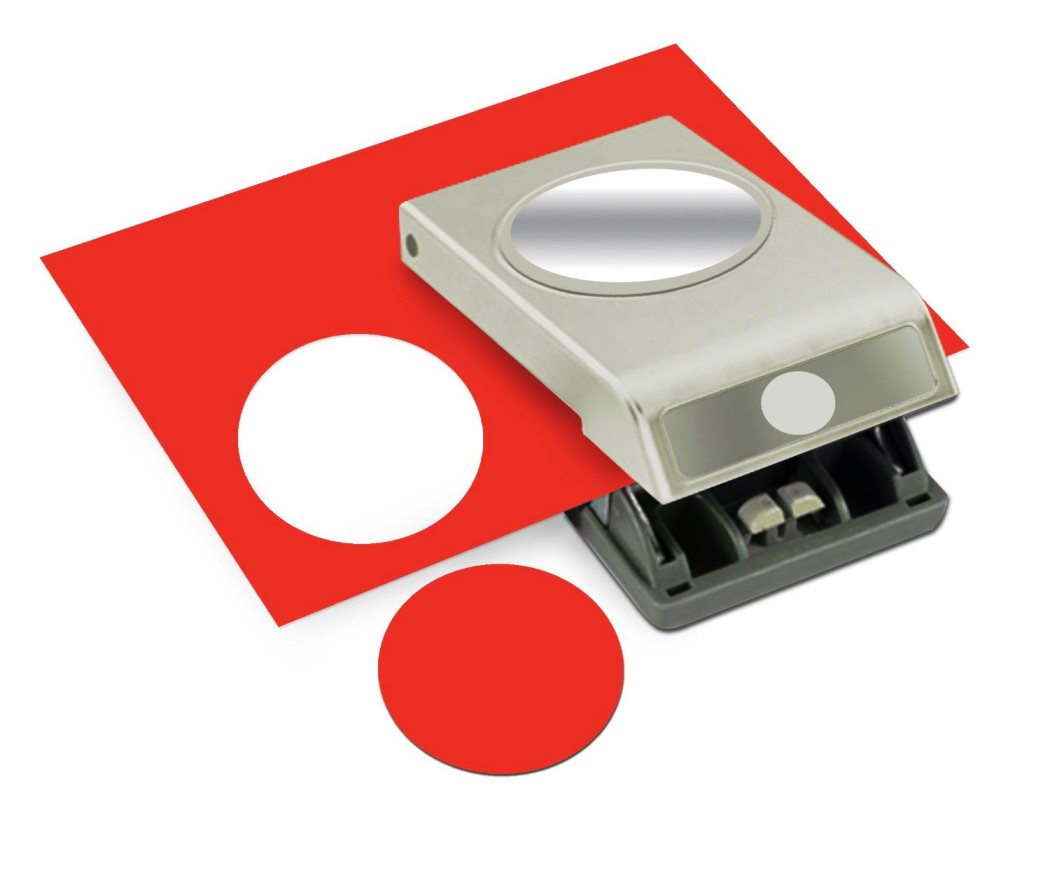 EK Success Circle OR Square Scrapbook Craft Punch Sizes Vary SELECT YOUR DESIGN! - Picture 10 of 16