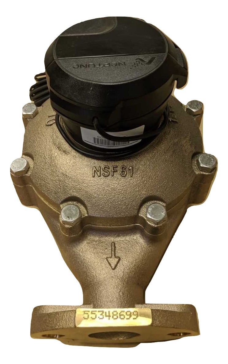 Neptune Water Meter Direct Reading ECoder Pit w/o Receptacle T10 11/