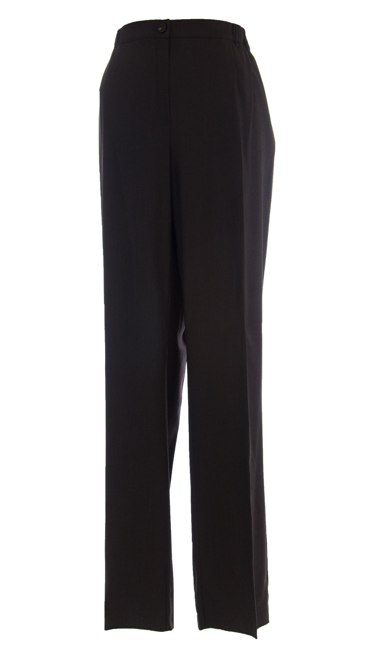 MARINA RINALDI by MaxMara Barghe Dark Brown Unhemmed Dress Pants 22W 31 MARINA RINALDI by MaxMara Barghe Dark Brown Unhemmed Dress Pants 22W 31