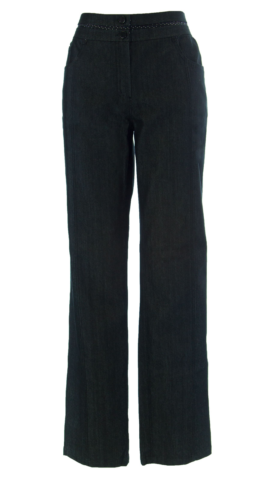 Marina Rinaldi By Maxmara Gigiotta Schwarz Straight Leg Jeans 12w 21 Marina Rinaldi By Maxmara Gigiotta Schwarz Straight Leg Jeans 12w 21