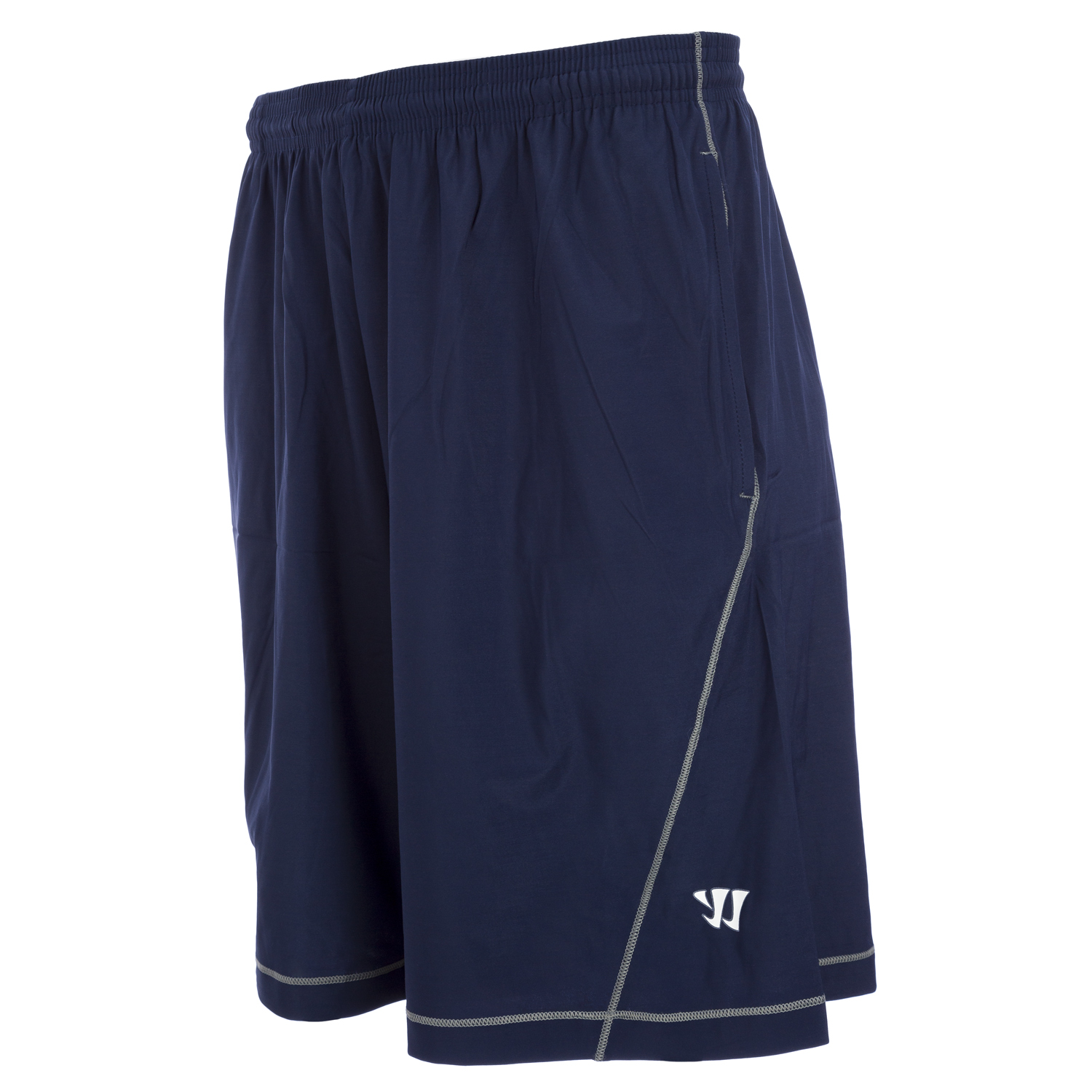 WARRIOR Men's Amp'd Performance Navy Blue Hockey Shorts WPS0040 35 NWT