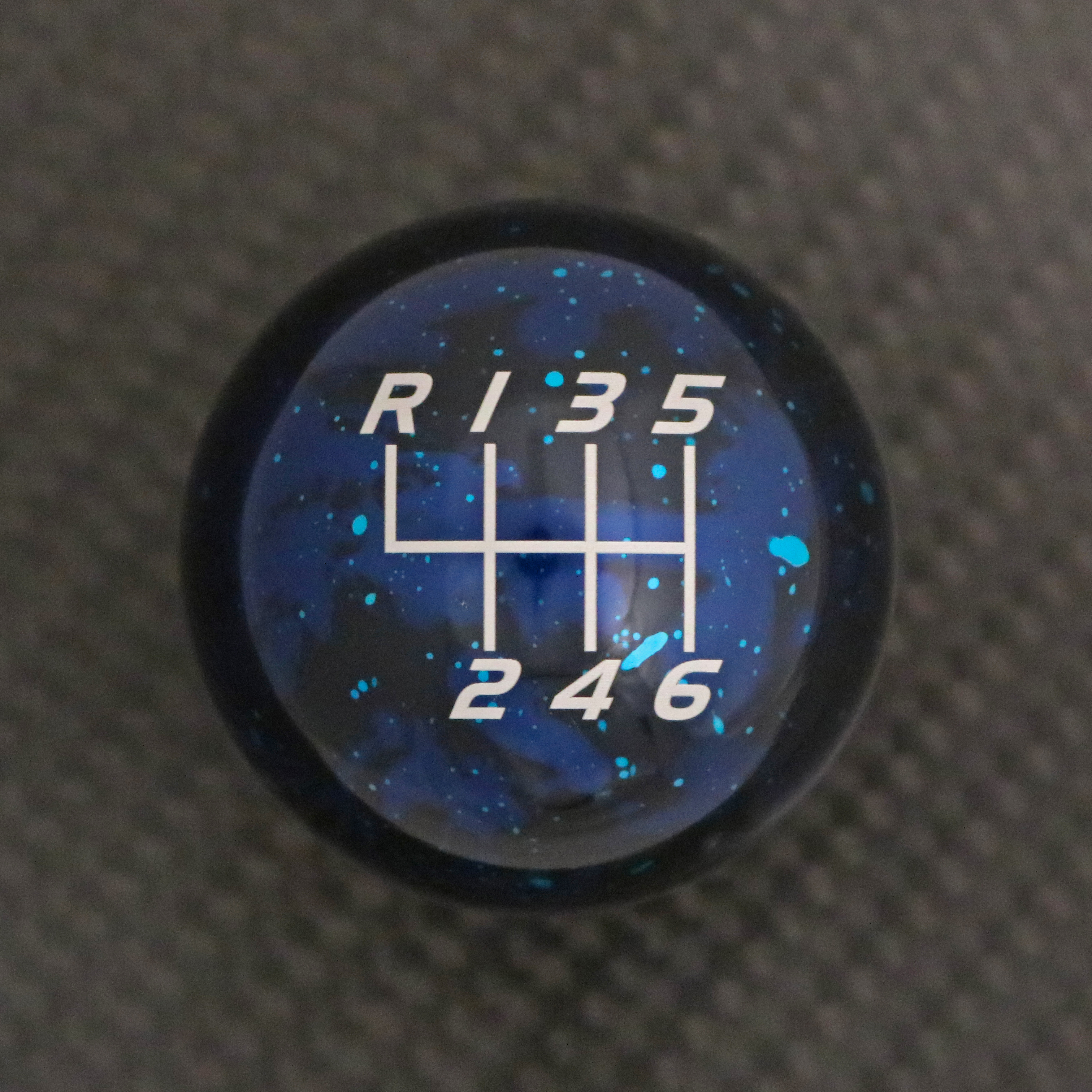 Billetworkz Cosmic Space Shift Knob Compatible with 6 Speed Ford Mustang GT - Picture 5 of 9