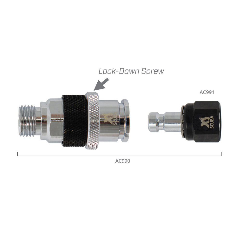 XS Scuba Brass 2nd Stage Quick Disconnect eBay