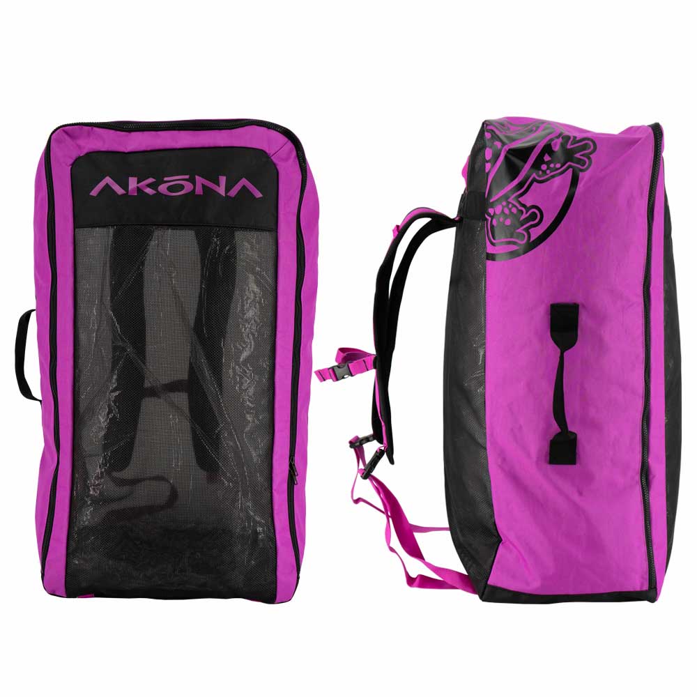 Akona Azul Mesh Backpack: Ultimate Dive Buddy with Zippered Top & Secure Straps - Picture 3 of 4