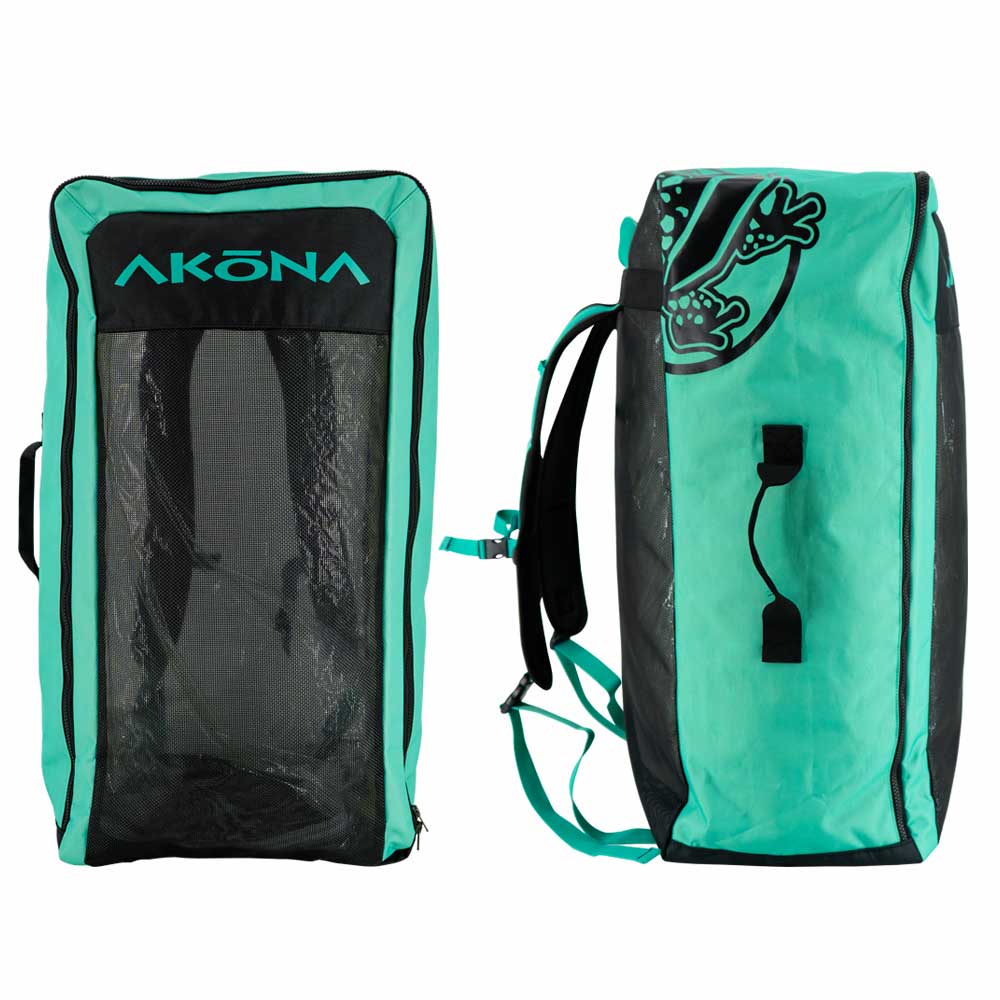 Akona Azul Mesh Backpack: Ultimate Dive Buddy with Zippered Top & Secure Straps - Picture 4 of 4