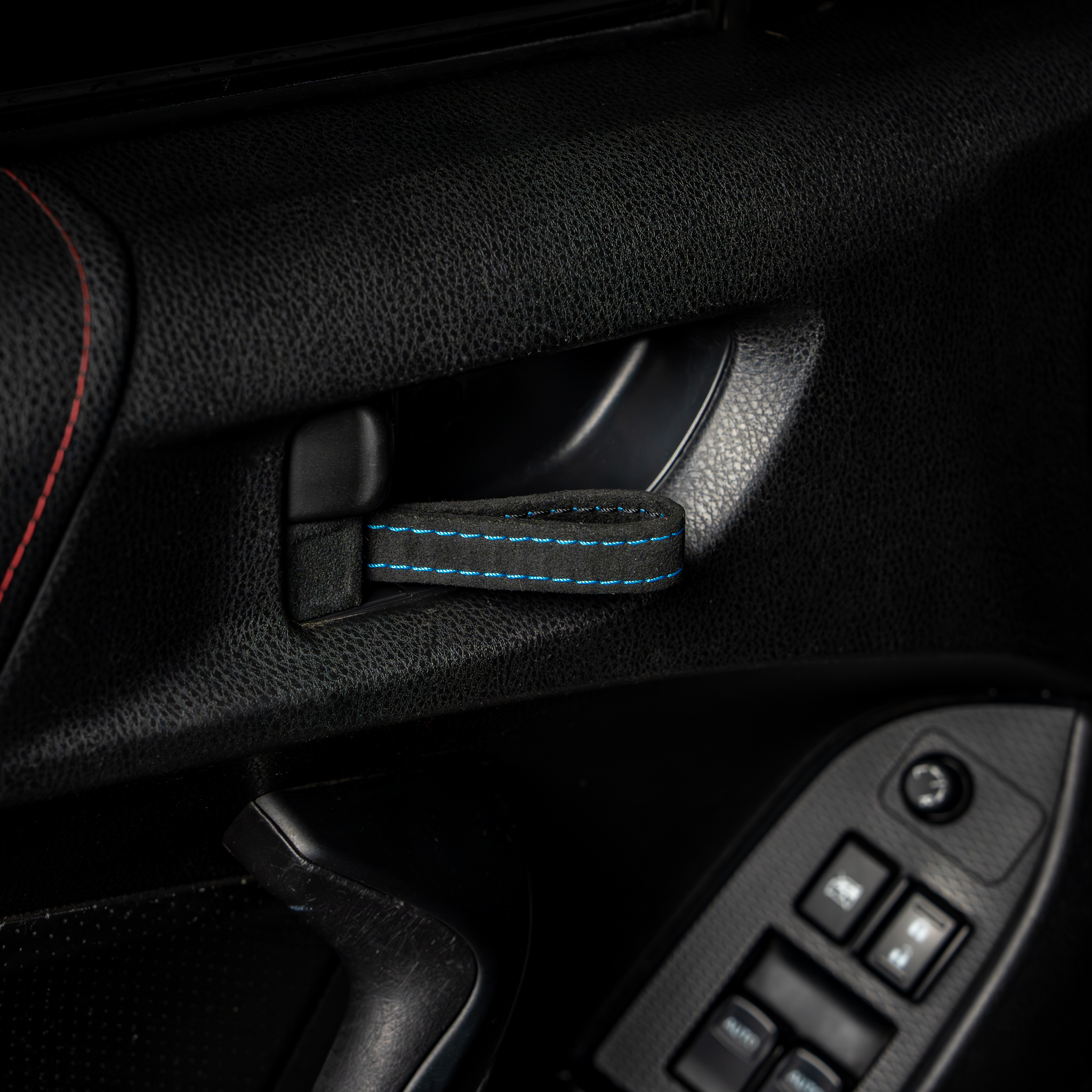 Billetworkz Door Pull Strap Kit – Made with Genuine Alcantara Material for