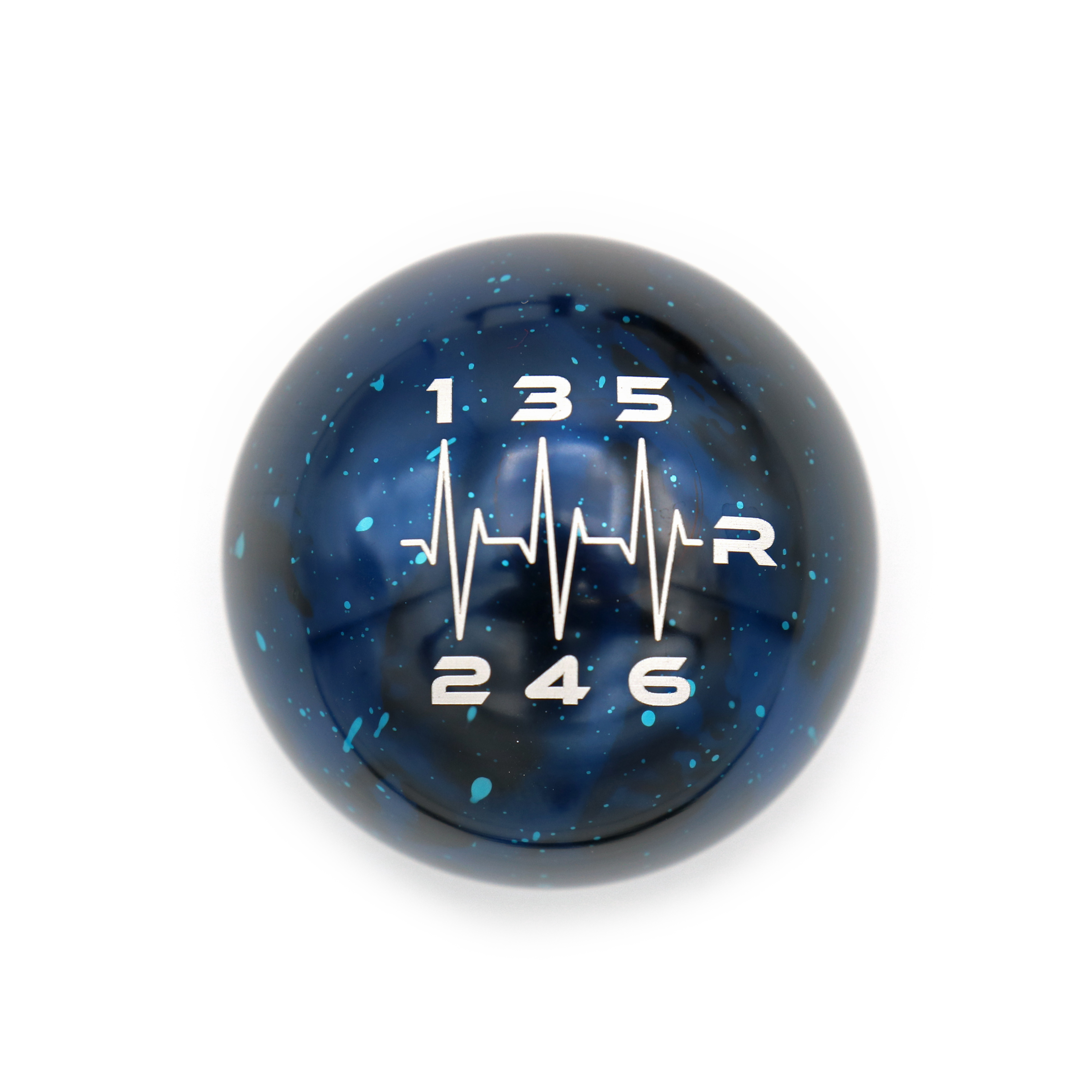 Billetworkz Cosmic Space Heartbeat Shift Knob Compatible with Honda Civic - Picture 3 of 6