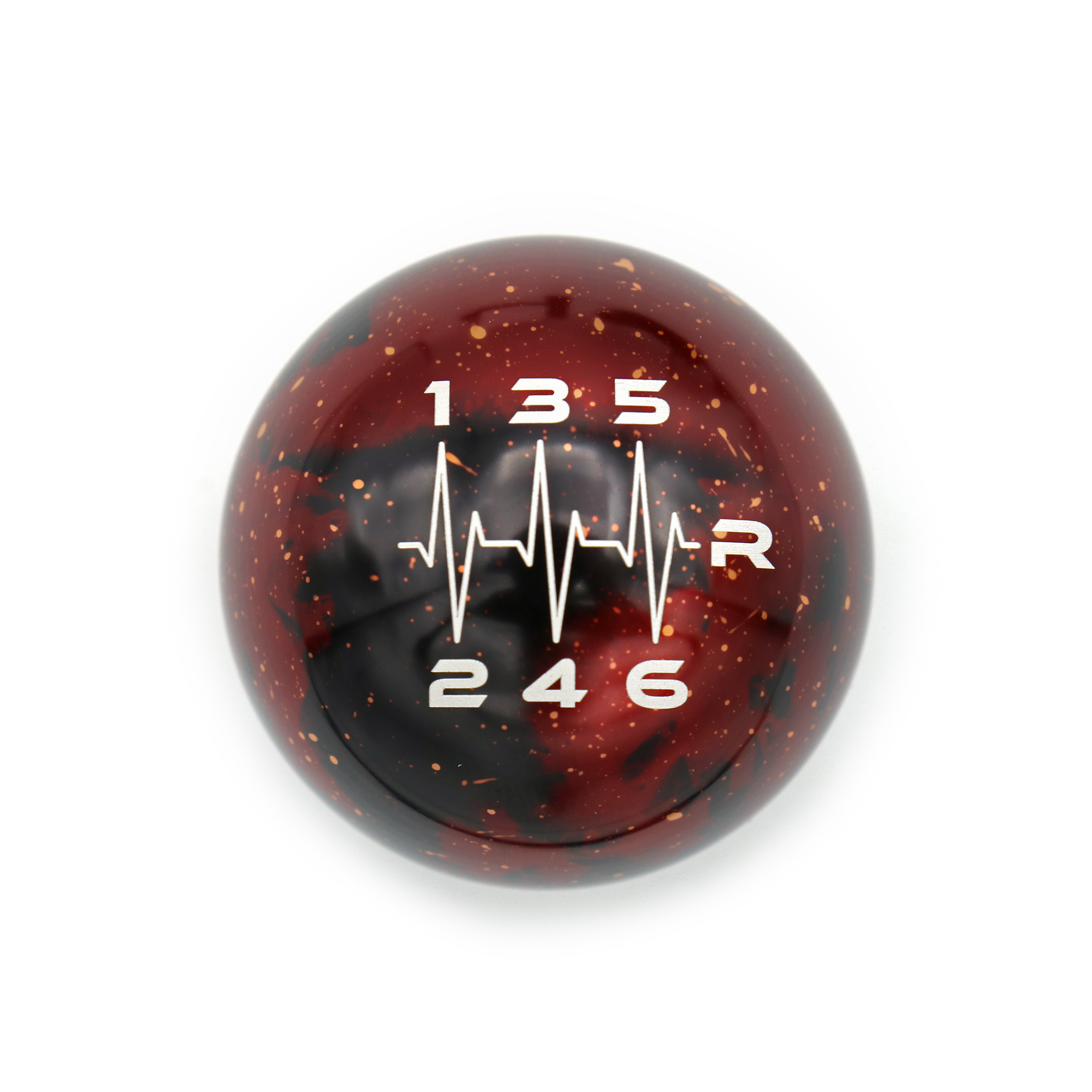 Billetworkz Cosmic Space Heartbeat Shift Knob Compatible with Honda Civic - Picture 5 of 6