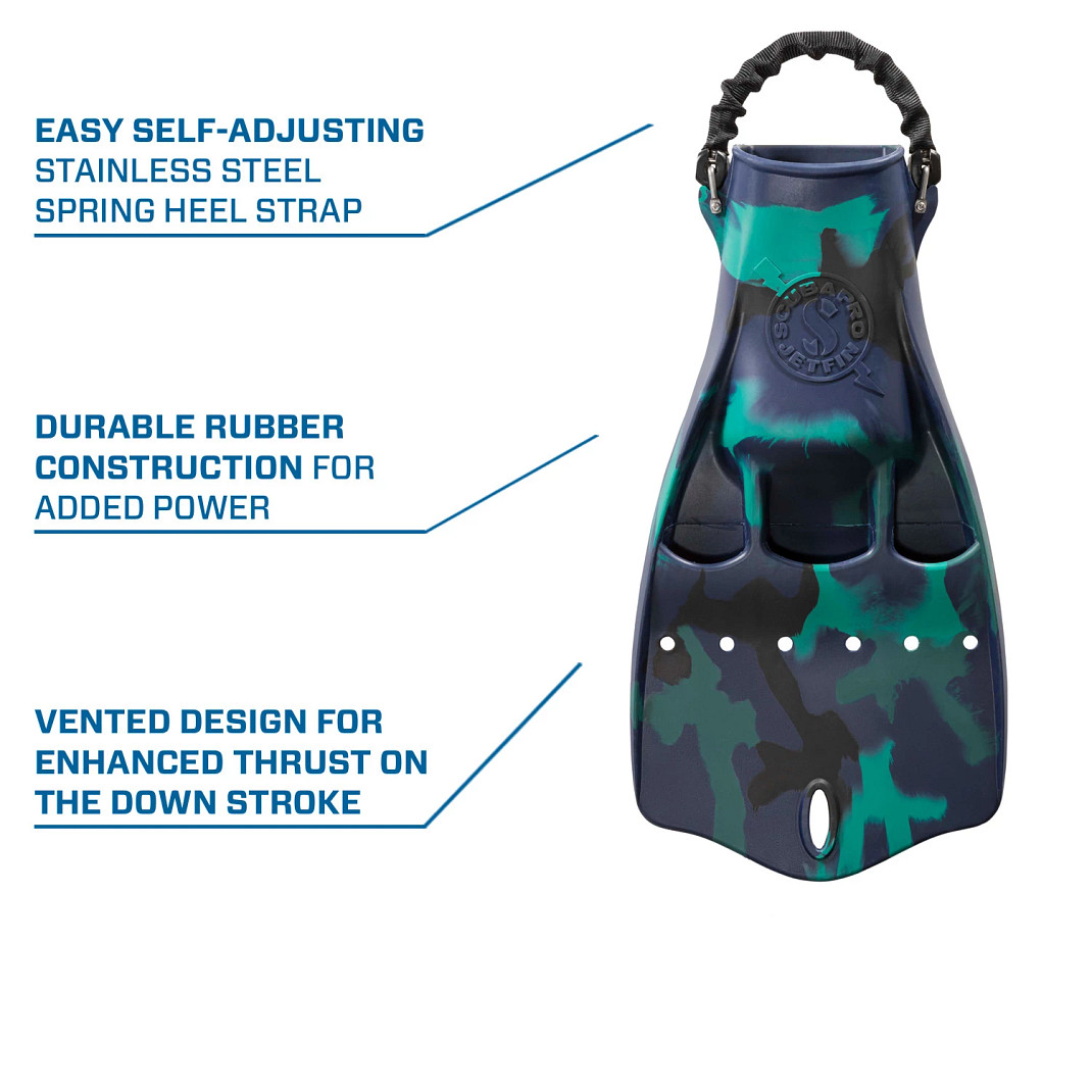 Scubapro Jet Fin w/ Spring Heel Strap - Picture 9 of 14