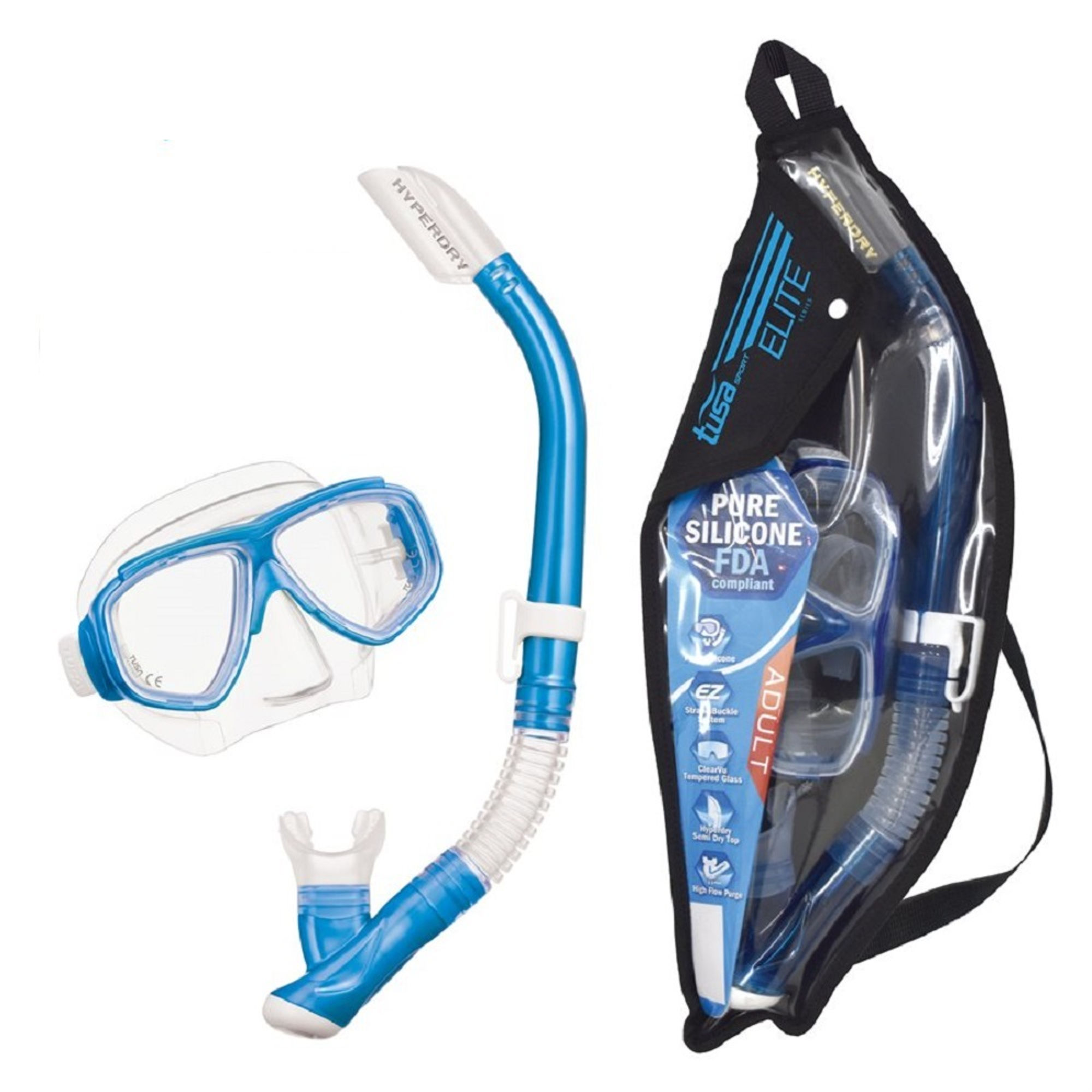 Tusa Splendive Mask and Snorkel Set (UM7500/USP190)