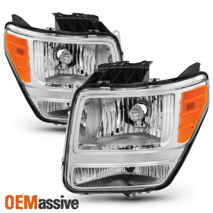 Fit 2007 2008 2009 2010 2011 Dodge Nitro Headlights Headlamps Left