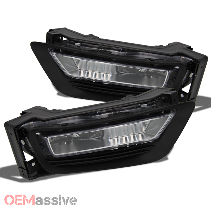 Fit 2013 2014 2015 Accord 4Dr Sedan Bumper Driving Clear Fog Lights w