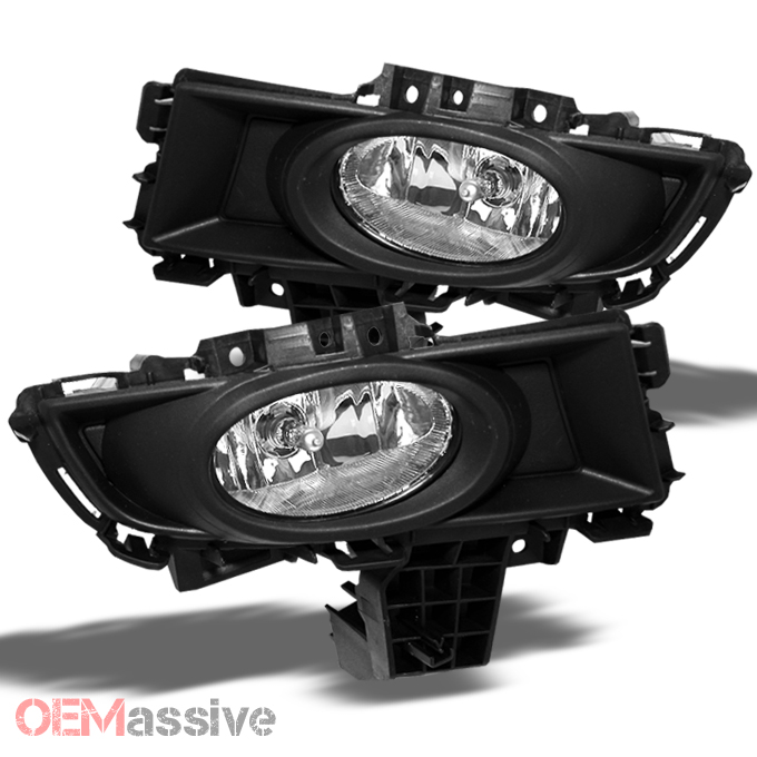 Fit 20072009 Mazda 3 Mazda3 Sedan Bumper Fog Lights w/Bulbs+Switch 0709 L+R eBay