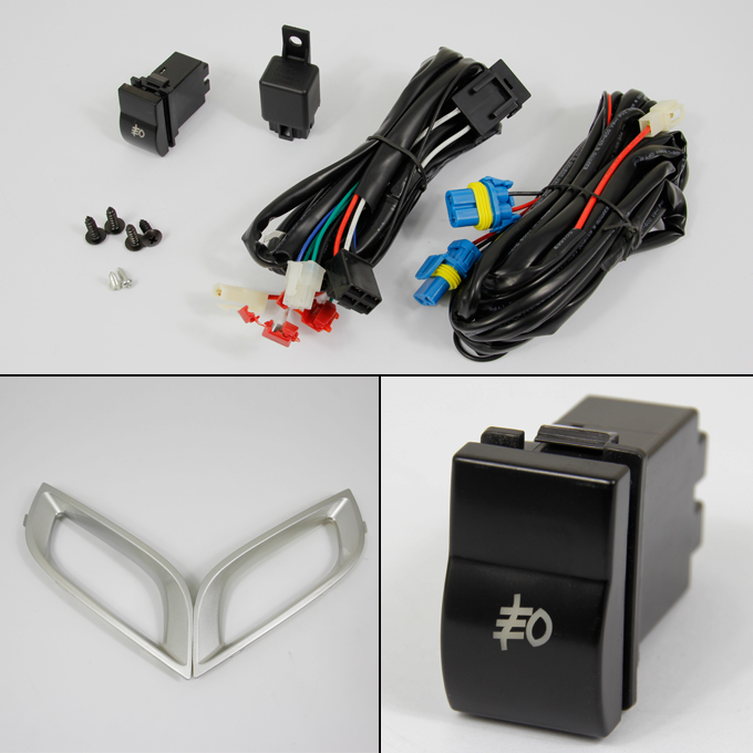 Fit 20102011 Mazda 3 Mazda Sedan 4/5dr Fog Lights Lamps w/Switch+Bezel