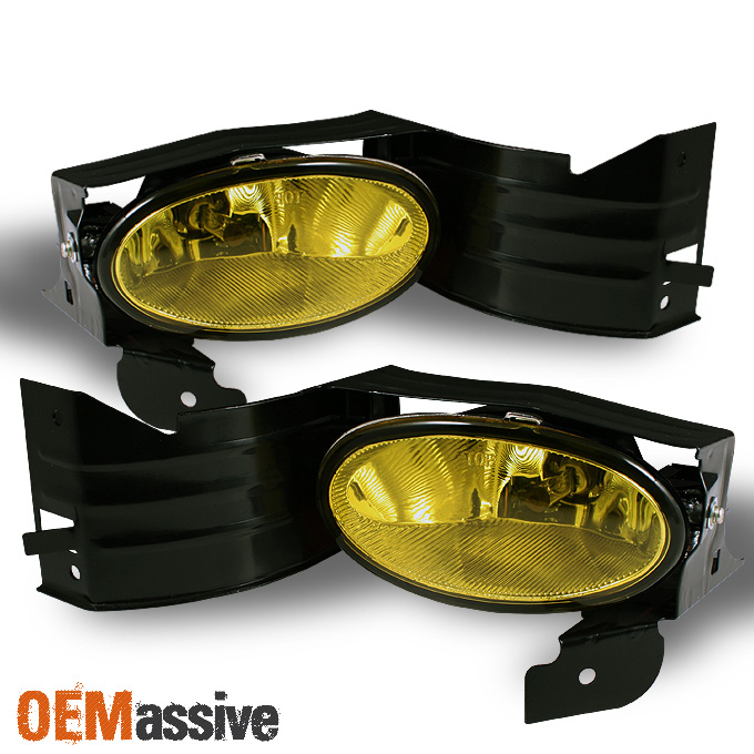 Fit 2008 2009 2010 Accord 2dr Coupe Bumper Yellow Fog
