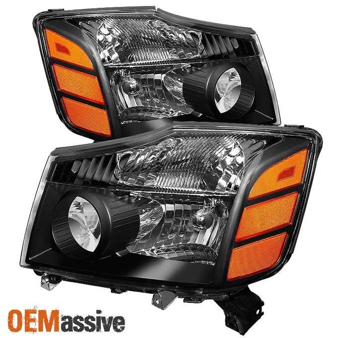 thumbnail image 2 of DOT & SAE Certified Headlights For 2008-2010 Nissan Armada – Halogen, Driver & Passenger Side 2 of 4