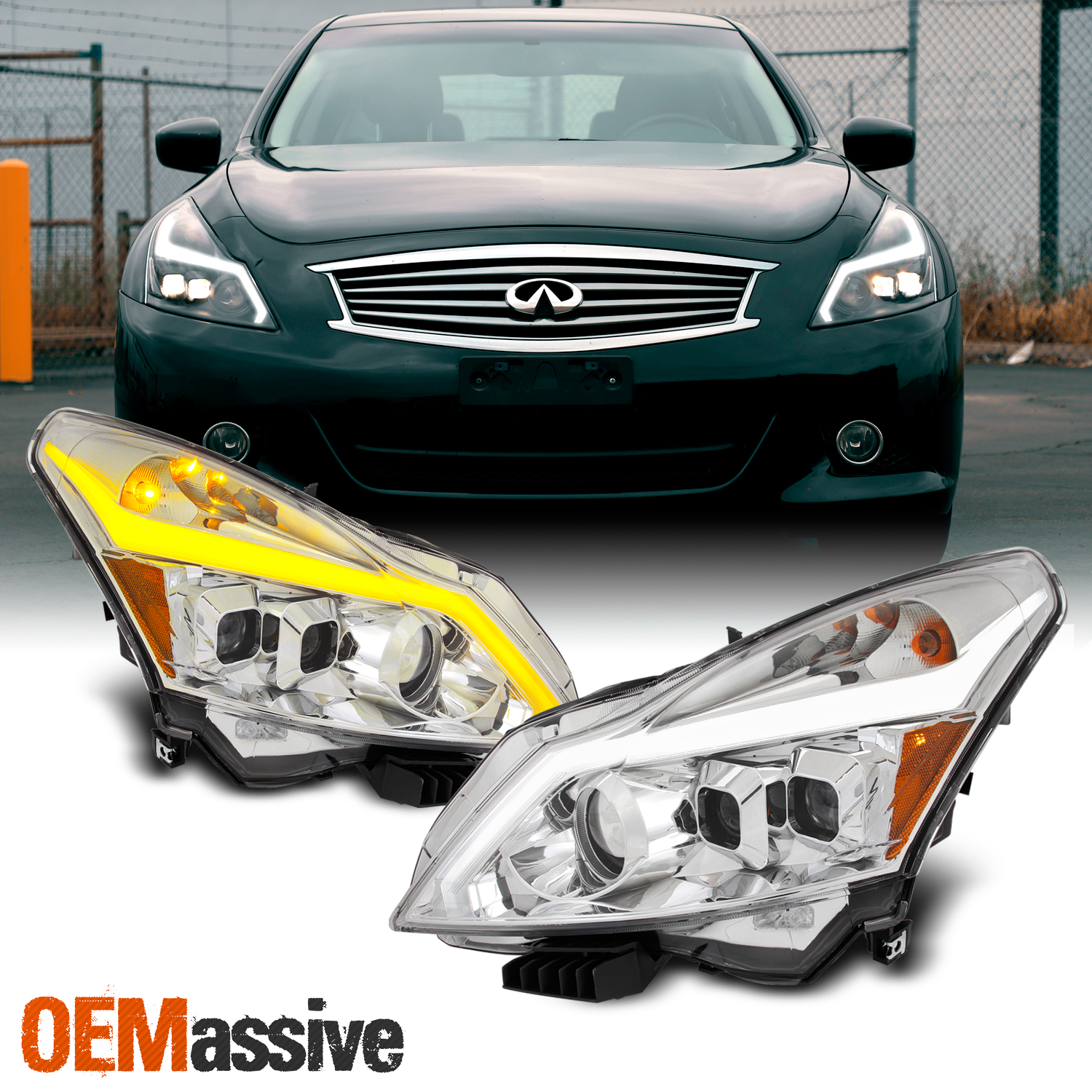 Fits 10-13 G37/G25/Q40 Sedan 