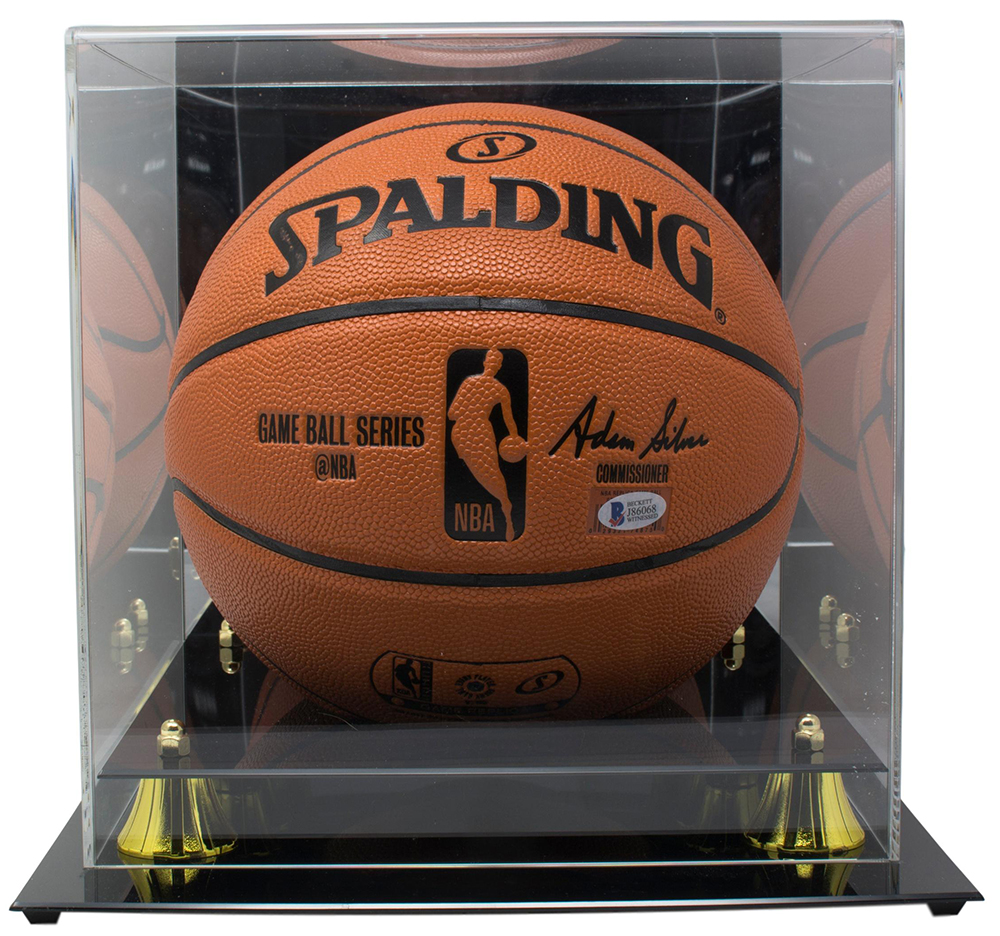 James Harden Signiert Foto Display Houston Rockets