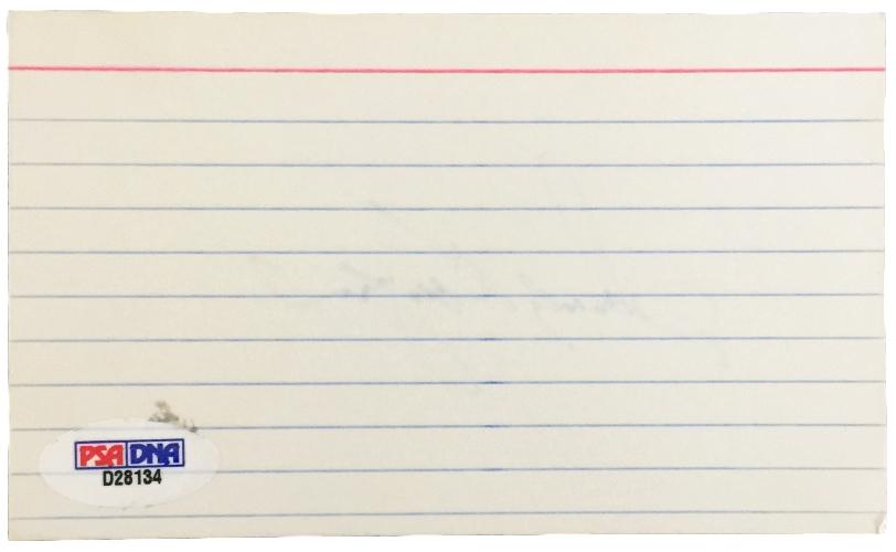 3x5 index card