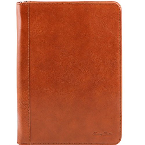 Tuscany Leather - Luigi XIV - Cuero Documento Funda con Cierre de Cremallera Tuscany Leather - Luigi XIV - Cuero Documento Funda con Cierre de Cremallera