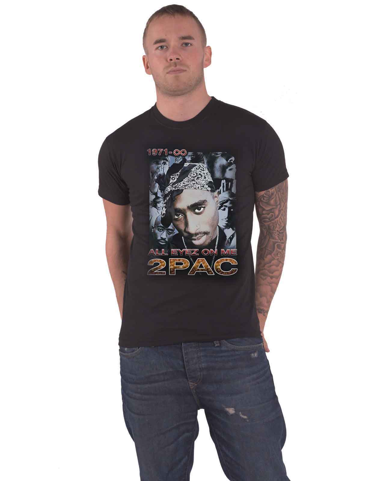 Official Tupac 'Trust Nobody' Logo T-Shirt - All Eyez On Me Graphic Tee For Men (Black, XXL) - View #11