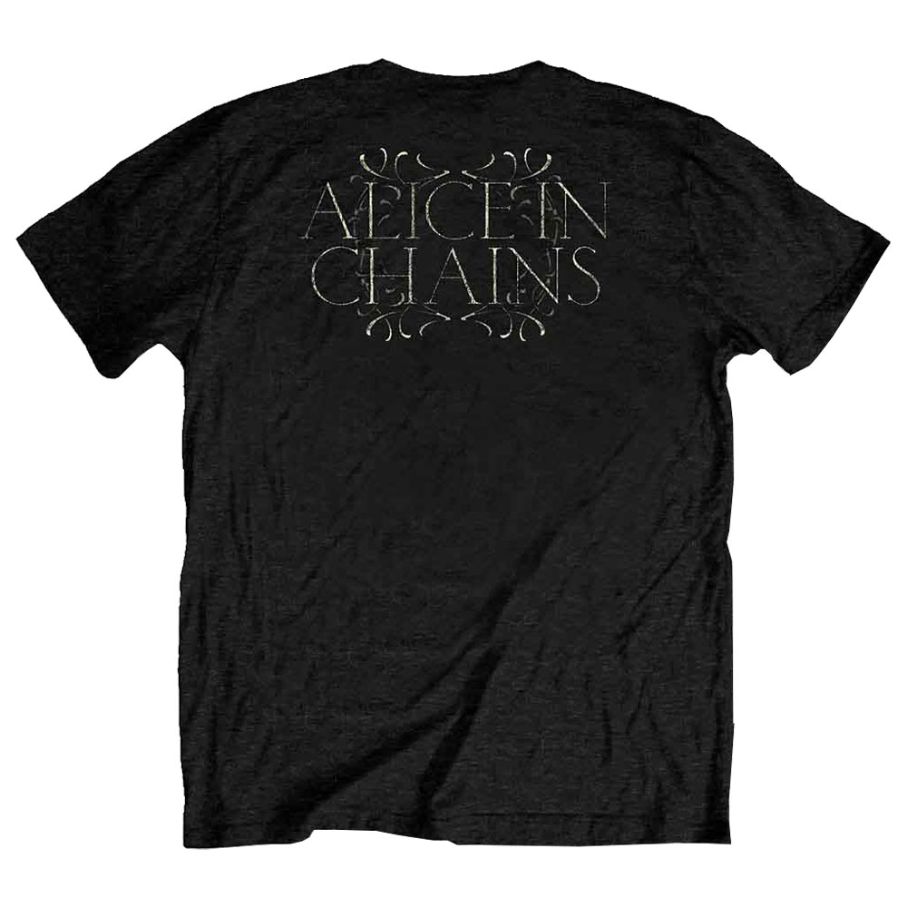 Alice in Chains T shirt Moon Tree Band Logo new official mens black