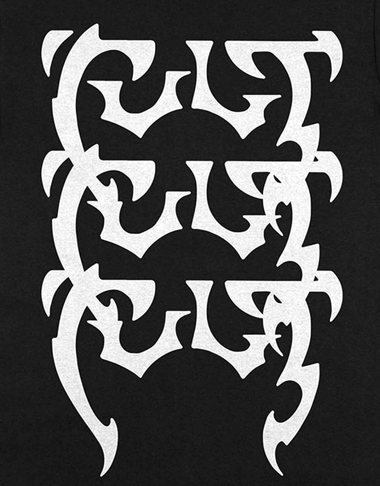 The Cult T Shirt Repeating Band Logo new Official Mens Black | eBay