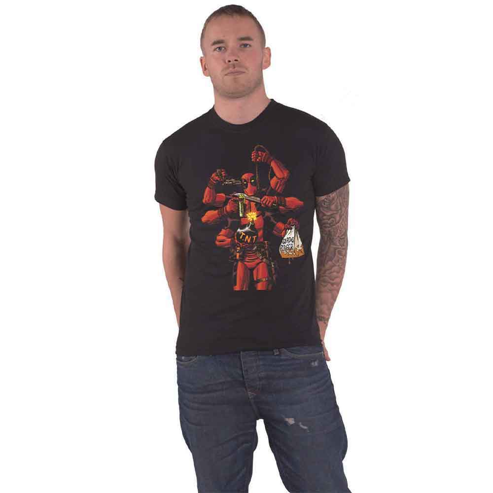 Offizielles Deadpool T Shirt Kostüm Marvel Film Superheld Wade Wilson neue Herren - Bild 4 von 38