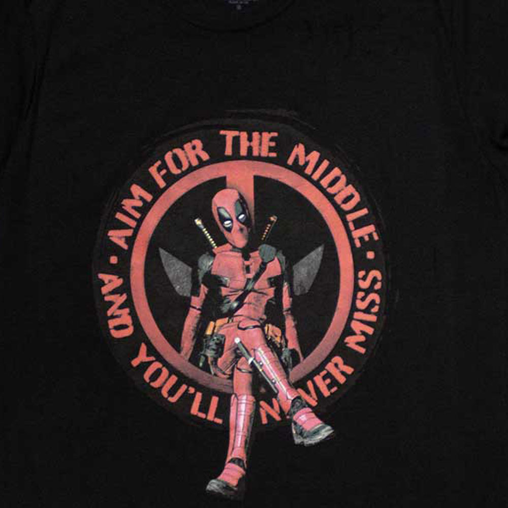 Offizielles Deadpool T Shirt Kostüm Marvel Film Superheld Wade Wilson neue Herren - Bild 3 von 38