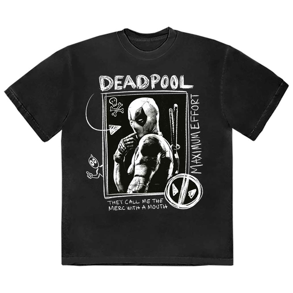 Offizielles Deadpool T Shirt Kostüm Marvel Film Superheld Wade Wilson neue Herren - Bild 27 von 38