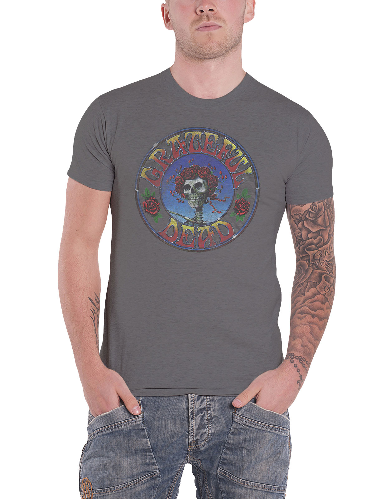 Camiseta Oficial Grateful Dead Space Your Face Logo Bertha De Colección Nueva Unisex - Imagen 70 de 71