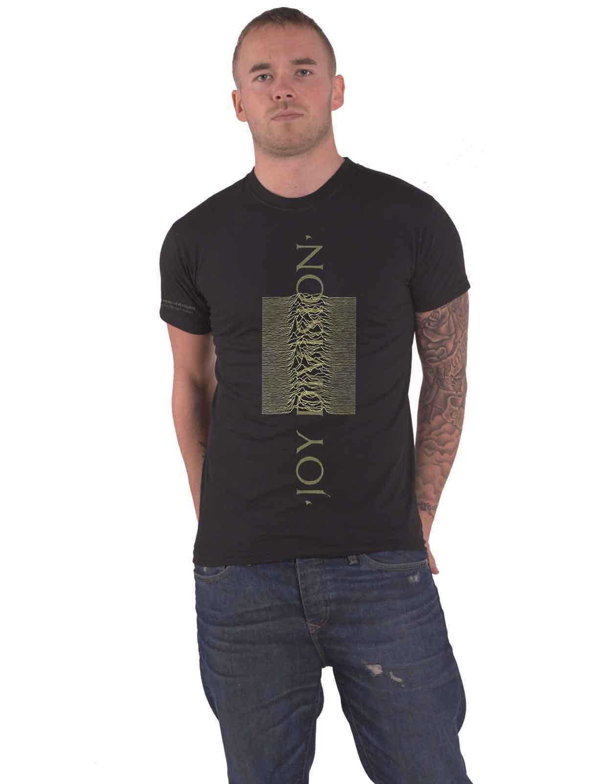 Official Joy Division T Shirt Unknown Pleasures Closer Logo Official Unisex - Picture 26 of 47
