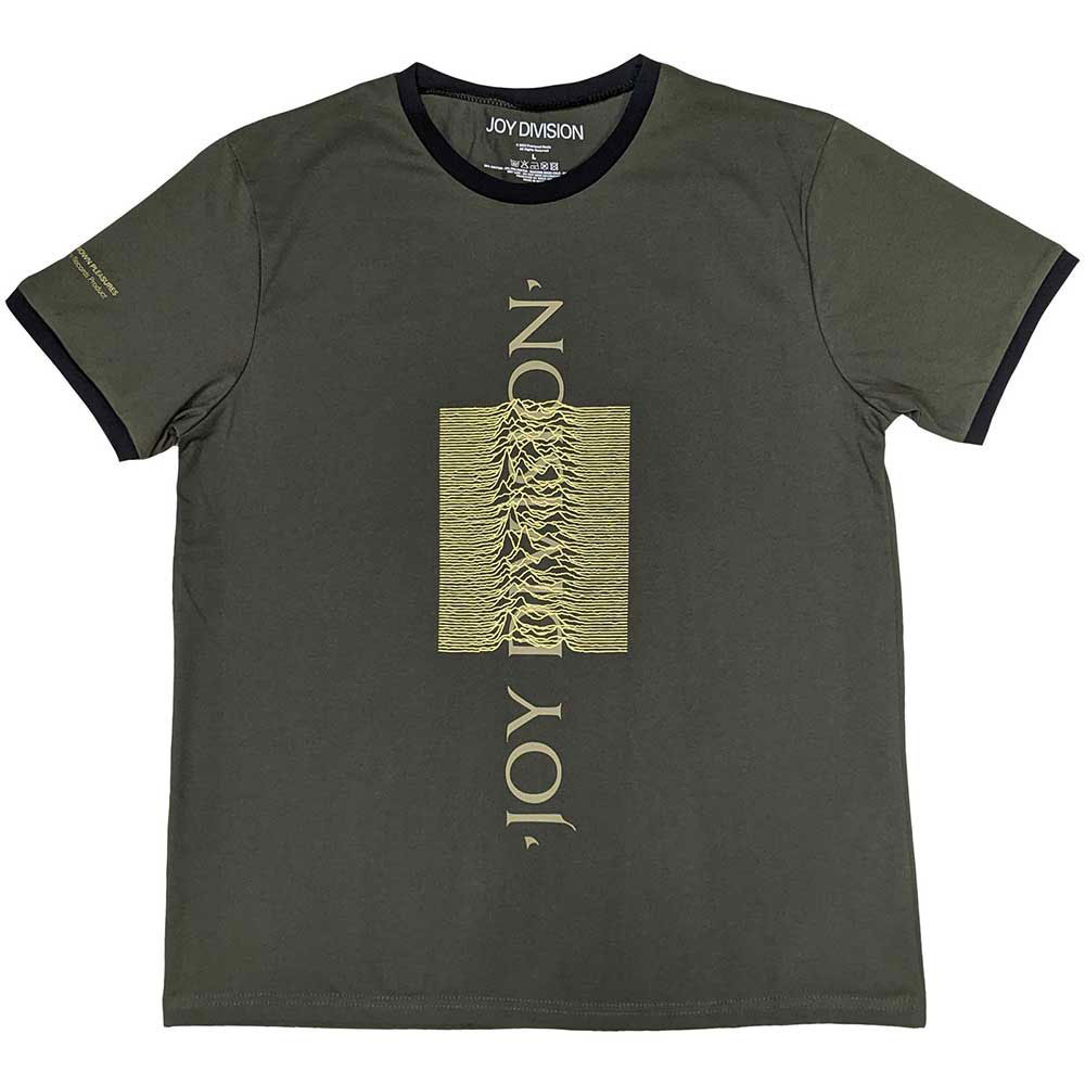 Official Joy Division T Shirt Unknown Pleasures Closer Logo Official Unisex - Picture 30 of 47