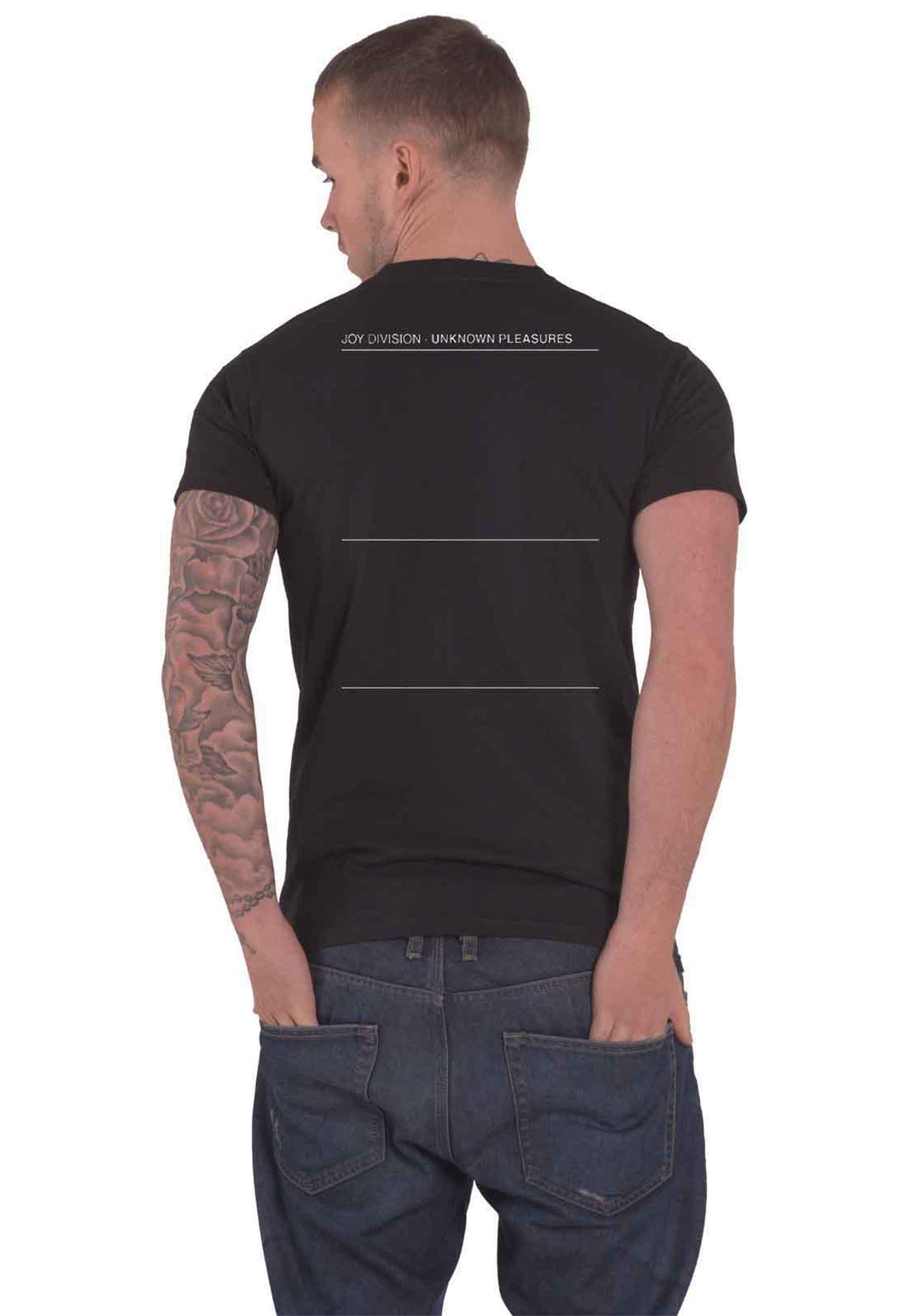 Official Joy Division T Shirt Unknown Pleasures Closer Logo Official Unisex - Picture 39 of 47