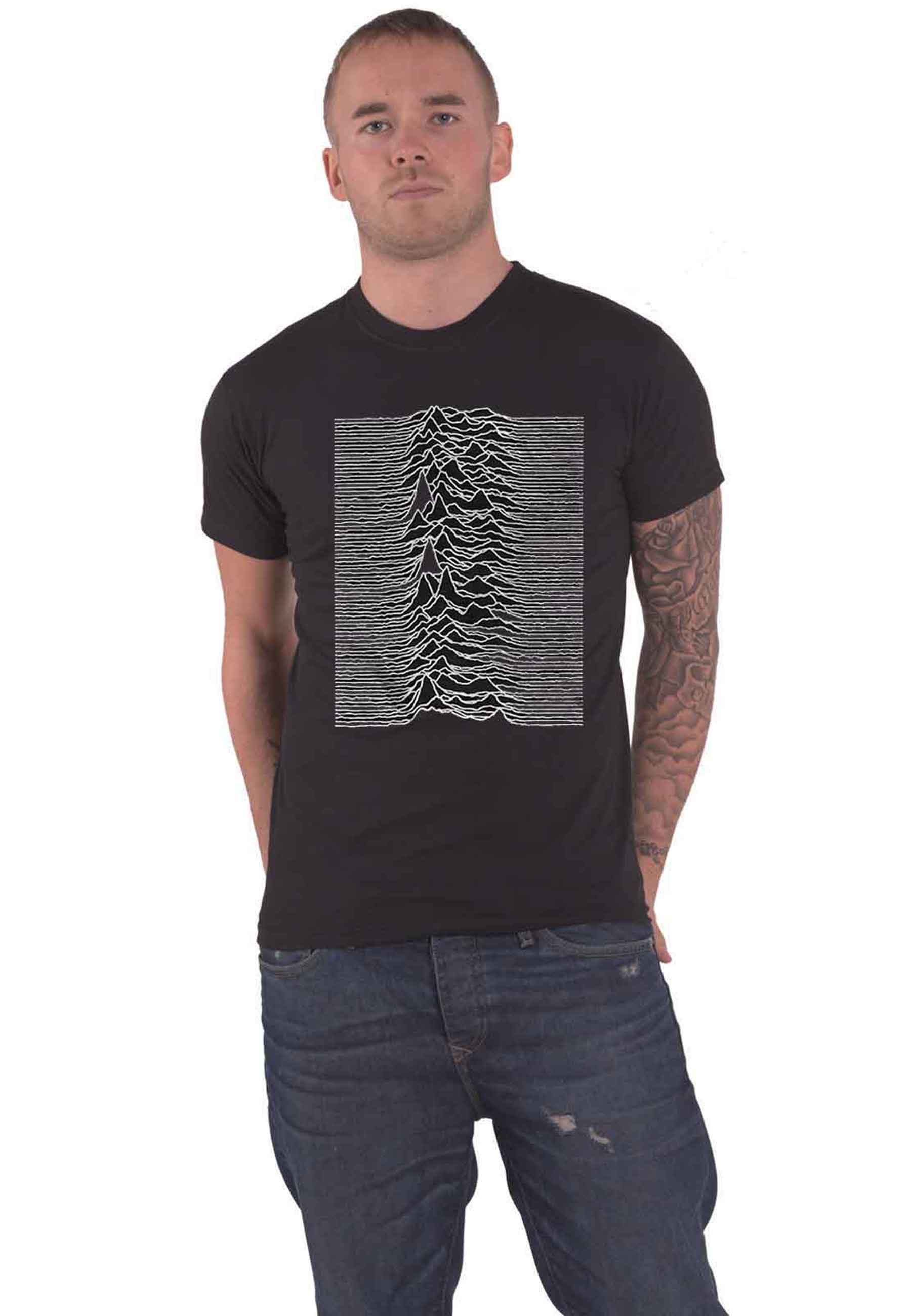 Official Joy Division T Shirt Unknown Pleasures Closer Logo Official Unisex - Picture 38 of 47