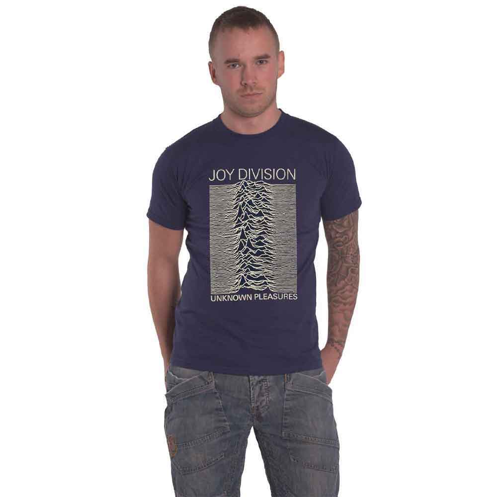 Official Joy Division T Shirt Unknown Pleasures Closer Logo Official Unisex - Picture 10 of 47
